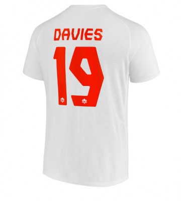 Lacne Muži Futbalové dres Kanada Alphonso Davies #19 MS 2022 Krátky Rukáv - Preč